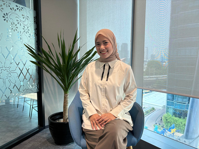 Ibu Indah saat ditemui kumparan pada Jumat (2/10). Foto: kumparan/Eka Nurjanah