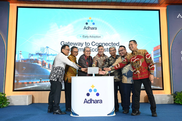 Pelindo saat meluncurkan ADHARA di di Museum Maritim Indonesia, Jakarta pada Kamis (1/10/2026). Foto: Dok. Pelindo