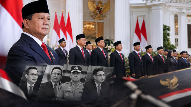 Gambar: Reshuffle Kabinet Merah Putih (Dok: Istimewa)