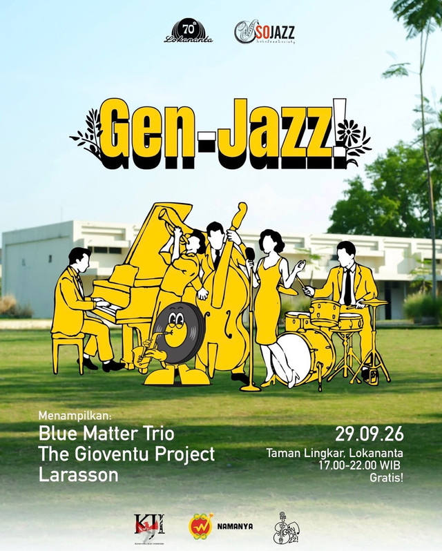 Poster Gen Jazz. Sumber: Instagram/@lokanantabloc