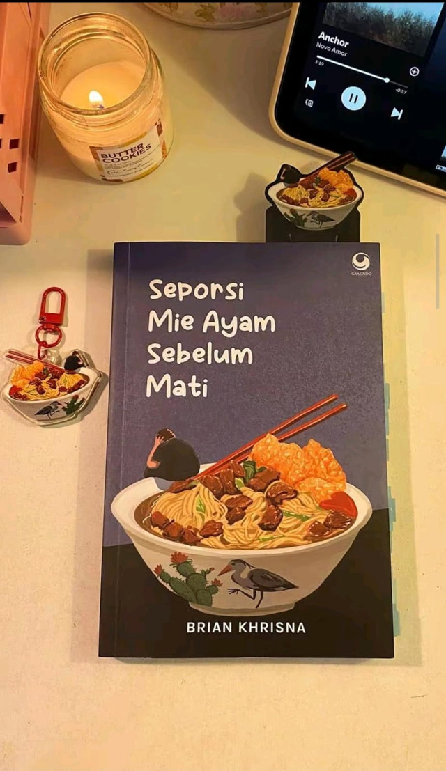 Buku Novel Seporsi Mie Ayam Sebelum Mati (Sumber: Dokumentasi Penulis)