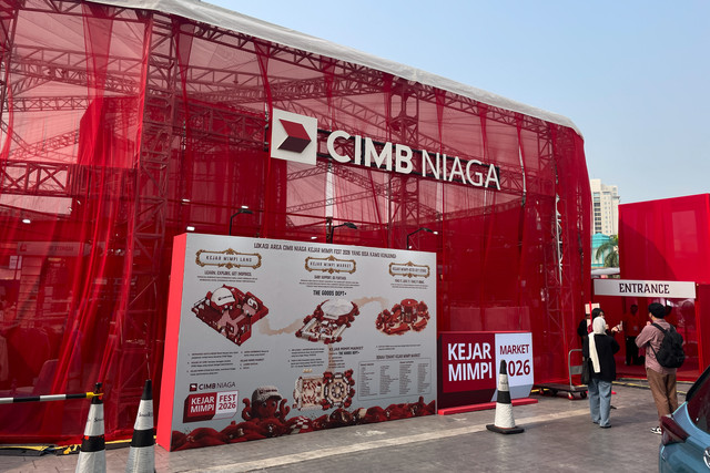 Suasana acara Kejar Mimpi Fest 2026 oleh CIMB Niaga di Senayan City, Jakarta, Jumat (2/10/2026). Foto: Zulfa Salman/kumparan