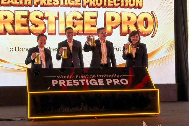 Peluncuran produk Prestige Pro AIA Financial dan BCA di Hotel Kempinski, Jakarta Pusat, Jumat (2/10/2026). Foto: Najma Ramadhanya/kumparan