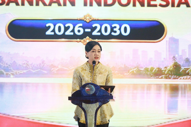 Otoritas Jasa Keuangan (OJK) meluncurkan Roadmap Pengembangan dan Penguatan Perbankan Indonesia (RP3I) 2026-2030 di Denpasar, Jumat (2/10/2026). Foto: Dok. OJK