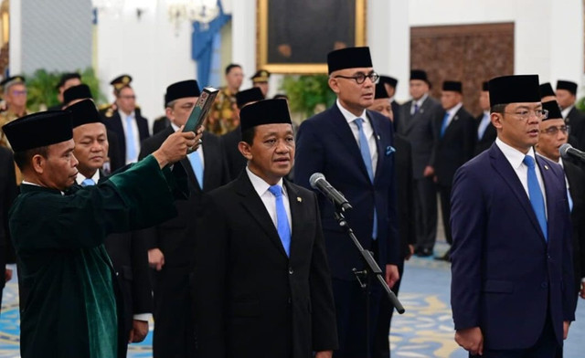 Foto : Menteri Energi dan Sumber Daya Mineral (ESDM) sekaligus Ketua Harian Dewan Energi Nasional, Bahlil Lahadalia (Biro Setpres).