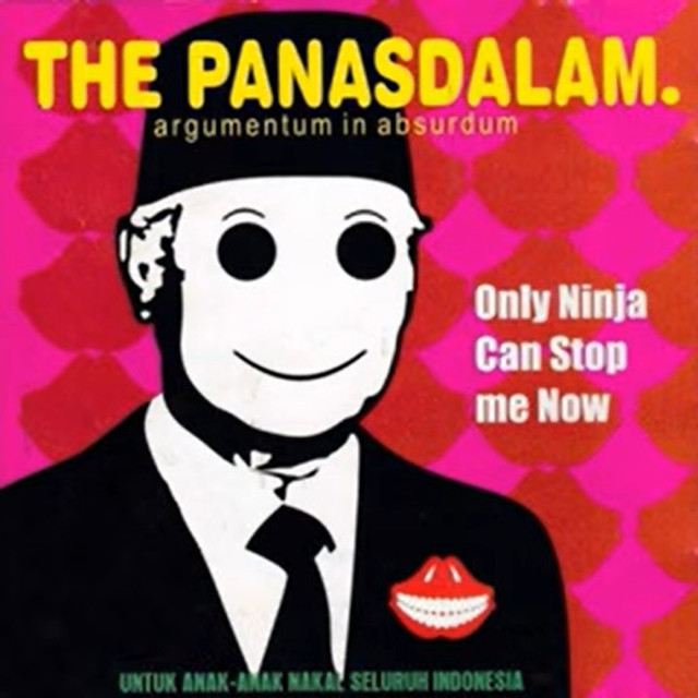 Sampul album Only Ninja Can Stop Me Now oleh The Panasdalam.Sumber: Tangkapan layar dari YouTube, https://youtu.be/lu5MeVtIi_U?si=lSc0wHUWkOi90vBd, diakses 2 Oktober 2026.