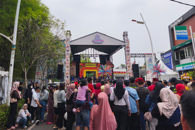 Suasana pembukaan Festival Palang Pintu di Kemang, Jakarta Selatan, Sabtu (3/10/2026). Foto: Aditya Nugraha/kumparan