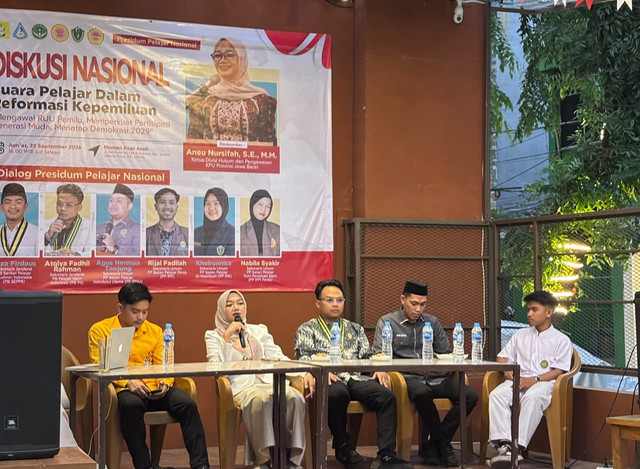Presidium Pelajar Nasional menggelar Diskusi Nasional bertajuk Suara Pelajar dalam Reformasi Kepemiluan. Dok: Istimewa