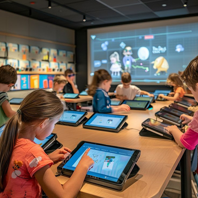 Ilustrasi Penggunaan Media TableT. Foto: Pinterest