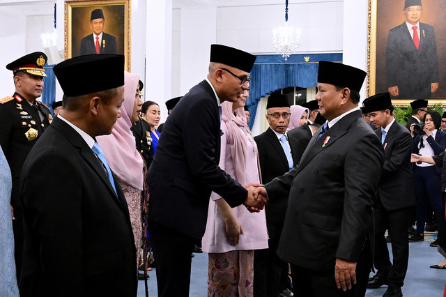 Presiden Prabowo Lantik Arrmanatha Nasir Sebagai Menteri Luar Negeri/Kemlu.go.id