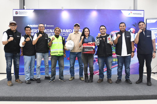 PT Pertamina (Persero) menggelar Touring to Mandalika yang melibatkan 120 pengendara. Foto: dok. Istimewa.