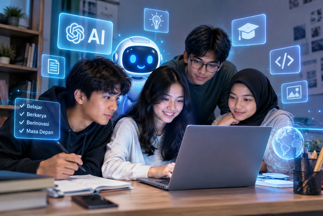 Ilustrasi dibuat menggunakan bantuan AI
