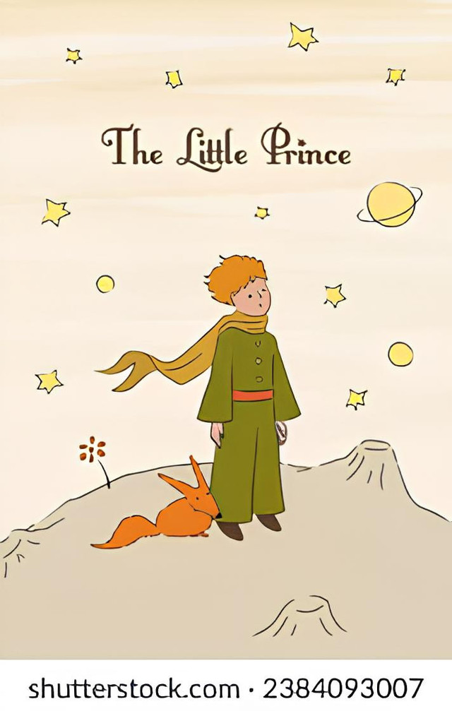The Little Prince. Source: https://www.shutterstock.com/image-vector/little-prince-fox-le-petit-planet-2384093007?trackingId=d5a1b9d9-37a0-4995-a613-3213d4185c42&listId=searchResults