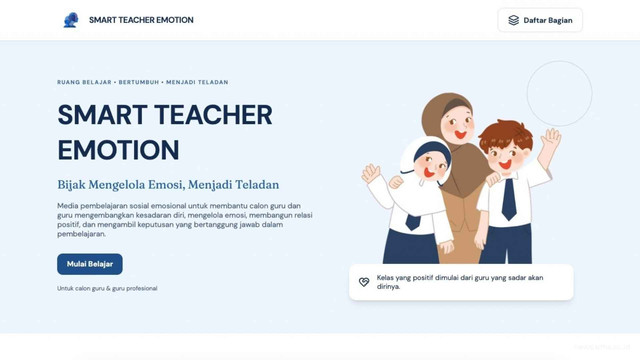 Gambar home smart teacher emotion yang dibuat oleh mahasiswa UMS. Tangkapan Layar Dok Pribadi
