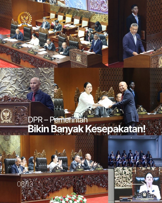 Rapat paripurna DPR RI pengesahan APBN 2027, Foto: Dokumentasi DPR RI