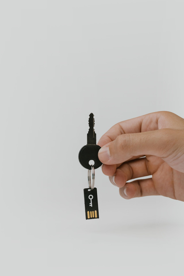 Ilustrasi Passkey (Sumber : https://www.pexels.com/id-id/foto/tangan-usb-flashdisk-kartu-memori-5474298/ )