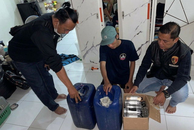 Razia miras di wilayah Kabupaten Malang. Foto: Satreskrim Polres Malang