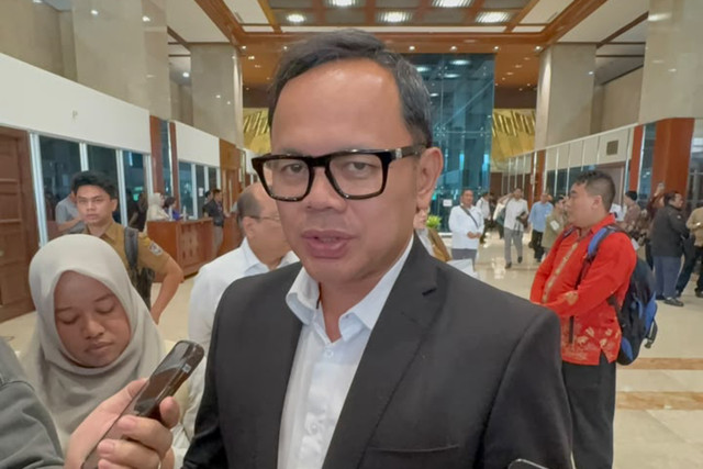 Wakil Menteri Dalam Negeri (Wamendagri) Bima Arya Sugiarto saat ditemui di Kompleks Parlemen, Senayan, Jakarta, Senin (5/10/2026). Foto: Nauval Pratama/kumparan