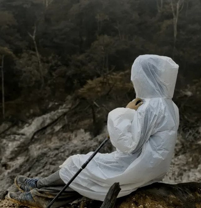 Penulis saat mendaki Kawah Ratu, 04/01/2026. (Foto: Dokumentasi pribadi)