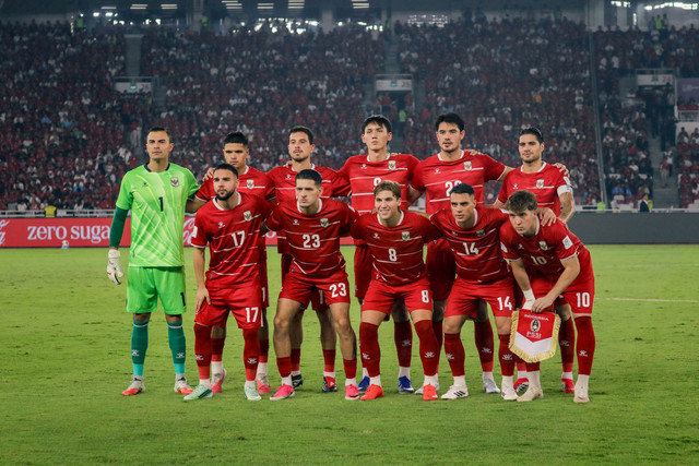 Pemain Timnas Indonesia. Foto: Jamal Ramadhan/kumparan