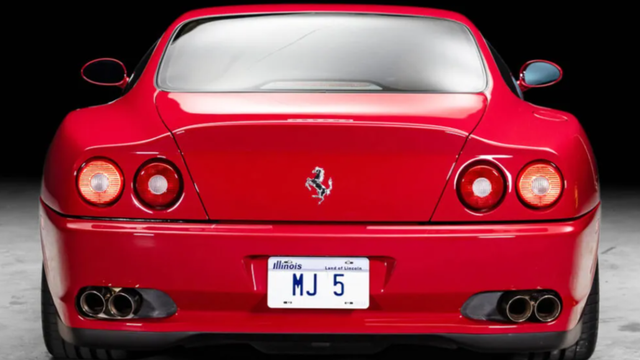 Buritan Ferrari 550 Maranello milik legenda NBA Michael Jordan. Foto: Dok. Joopiter