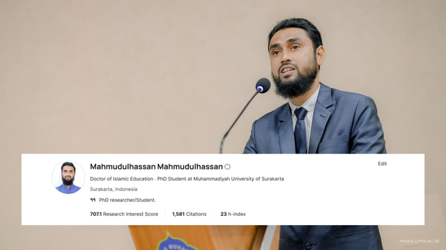Publikasi Konsisten Antarkan Alumnus FAI UMS Raih World Rank 4