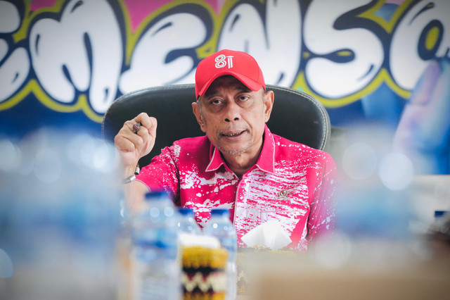Wamensos Agus Jabo Priyono terima audiensi DPRK Boven Digoel dan tekankan pentingnya kelengkapan legalitas serta status lahan milik Pemda dalam pengajuan Sekolah Rakyat di Jakarta, Selasa (6/10/2026). Foto: Kemensos RI