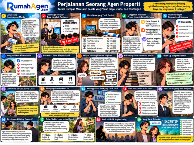 perjalanan panjang seorang agen properti - mujtahid aktanto (dokumen pribadi)