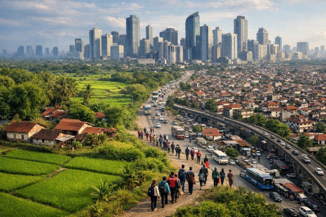 Sumber gambar: KPU Kabupaten Tolikara – “Urbanisasi Adalah Perpindahan Penduduk ke Kota”