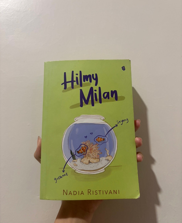 Cover Novel Hilmy Milan. Sumber: Dokumentasi pribadi