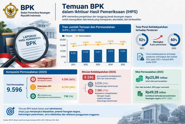 Ilustrasi Temuan BPK (ChatGPT)