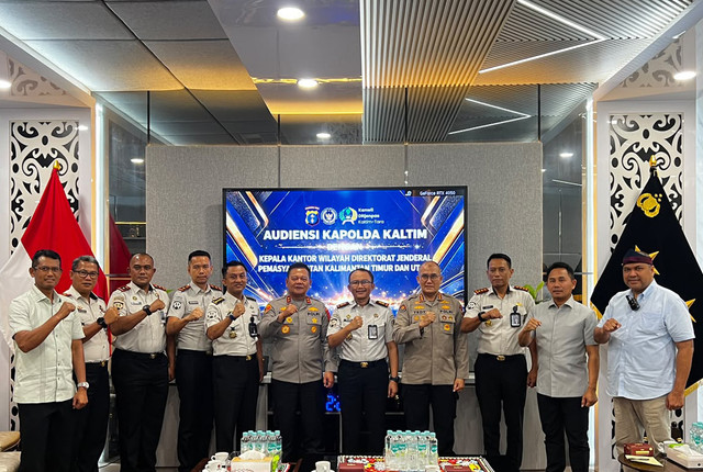 Kakanwil Ditjenpas Kaltim Melaksanakan Koordinasi ke Polda Kaltim