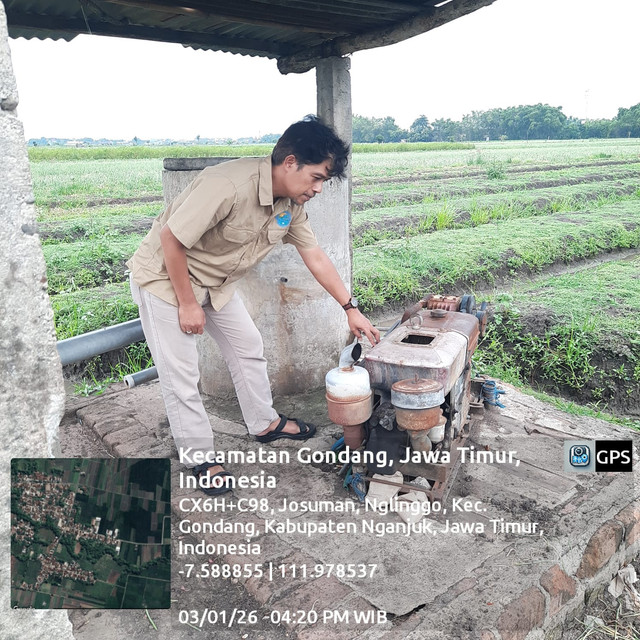 Tim Abmas ITS Terapkan Pompa Air Tenaga Surya pada sistem irigasi berkelanjutan