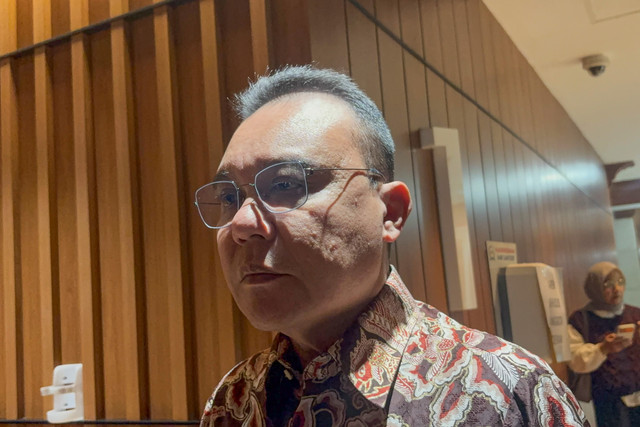 Wakil Ketua DPR Sufmi Dasco Ahmad di Kompleks Parlemen, Senayan, Jakarta, Rabu (7/10/2026). Foto: Nasywa Athifah/kumparan