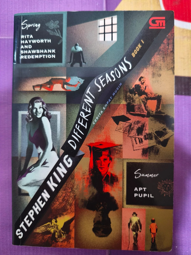 Sampul novella Different Seasons karya Stephen King. Foto koleksi pribadi penulis (Foto: Dok. pribadi)