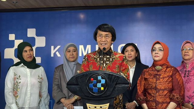 Kak Seto Mulyadi Ketua Dewan Pakar Lembaga Perlindungan Anak Indonesia (LPAI) dalam agenda Update Implementasi PP TUNAS di Kementerian Komdigi Jakarta Pusat, Rabu (7/10/2026). Foto: Zahira Hilman/kumparan