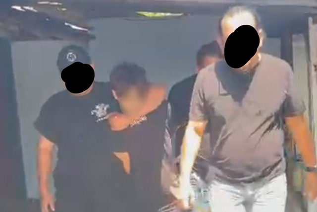Polres Kudus mengamankan salah satu pelaku begal. Foto: Dok. Polres Kudus