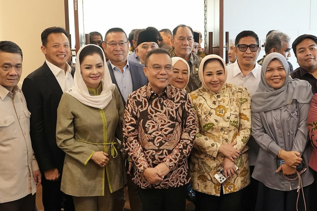 Wakil Ketua DPR RI Dasco bersama Fraksi Gerindra DPR RI mengikuti rapat koordinasi menjelang masa reses di daerah pemilihan masing-masing di Jakarta, Rabu (7/10/2026). Foto: Instagram/ @sufmi_dasco
