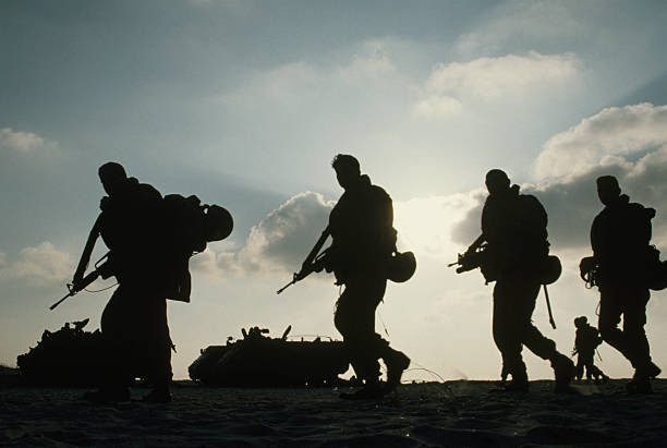 Tentara sedang latihan. Sumber: GettyImages