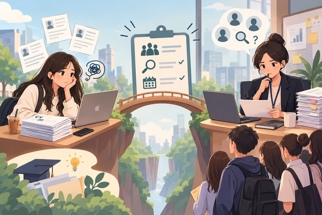 Sumber: Ilustrasi AI: Gen Z Sulit Dapat Kerja, Perusahaan Sulit Cari Talenta: Salah Perencanaan SDM?