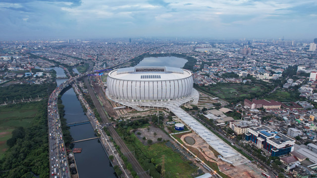 Potret lanskap kawasan Jakarta International Stadium. (Foto: Vecteezy.com)
