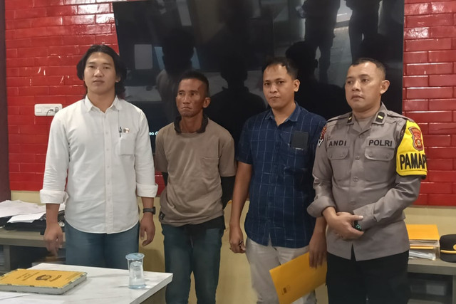 Pelaku percobaan pemerkosaan Heri di Palembang, Kamis (8/10/2026). Foto: Dok. Istimewa