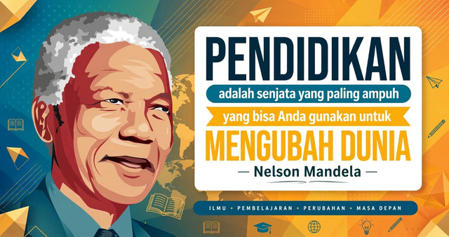 ilustrasi pendidikan sebagai senjata masa depan: AI