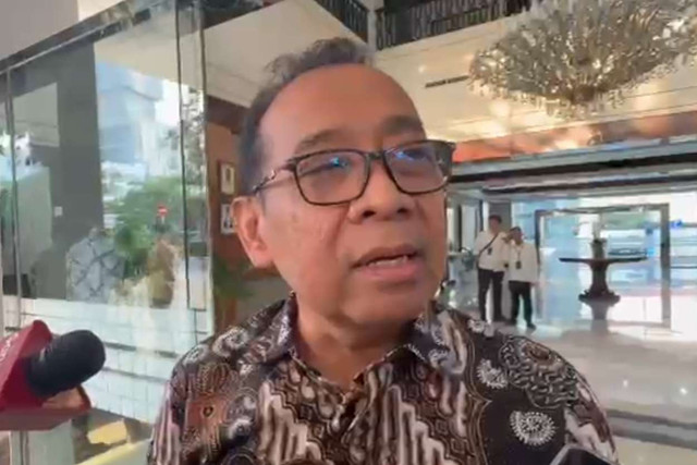 Ketua Wantimpres Pratikno di Kemensetneg, Jakarta, Kamis (8/10/2026). Foto: Zamachsyari/kumparan