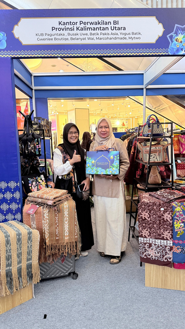 Foto Booth KPwBI Prov. Kaltara dalam kegiatan FESYAR Road To ISEF (Sumber: Dian Lestisiya P. - Konsultan UMKM KPwBI Kaltara)