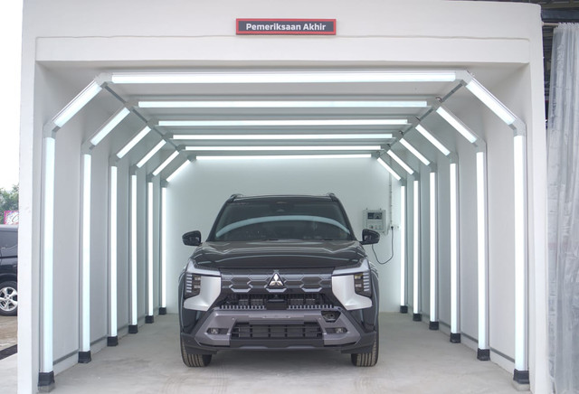 Bengkel bodi dan cat Mitsubishi di Pontianak. Foto: Mitsubishi Motors