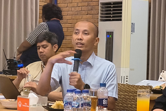 Koordinator Gugus Tugas Komite Percepatan Transformasi Digital Pemerintah Rahmat Danu Andika di Denpasar, Kamis (8/10/2026).
 Foto: Sandra Gisela/kumparan