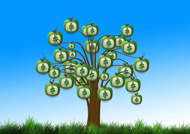 ilustrasi bisnis sedang naik daun (pixabay.com/geralt)