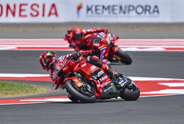 Ilustrasi Jadwal Sprint Race MotoGP Mandalika 2026. Foto: Ahmad Subaidi/ANTARA FOTO/kumparanSPORT