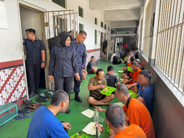 penggeledahan blok dan cek kebersihan & sumber rutan jogja